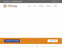Tablet Screenshot of challengegroup-qatar.com